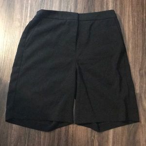 Forever 21 knee length black shorts